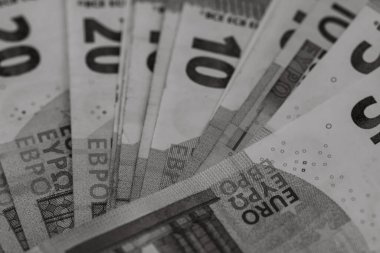 para euro sikke ve banknot