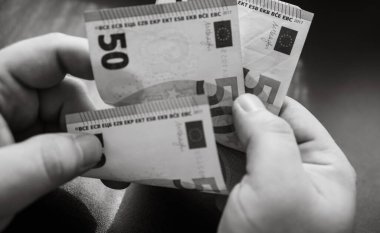 para euro sikke ve banknot