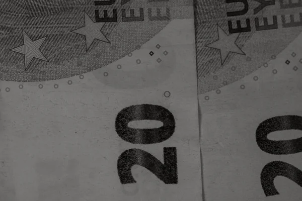 Peníze Mince Bankovky Eura — Stock fotografie