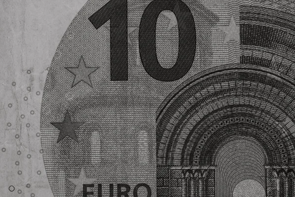 Moedas Notas Euros — Fotografia de Stock