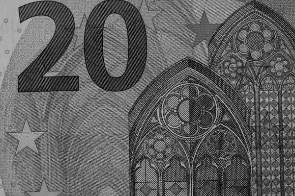Pengar Euromynt Och Sedlar — Stockfoto