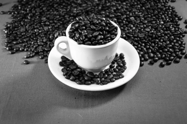 Xícara Café Preto Café Manhã Conceito — Fotografia de Stock