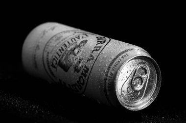 Birra Moretti birası. Bükreş, Romanya, 2022