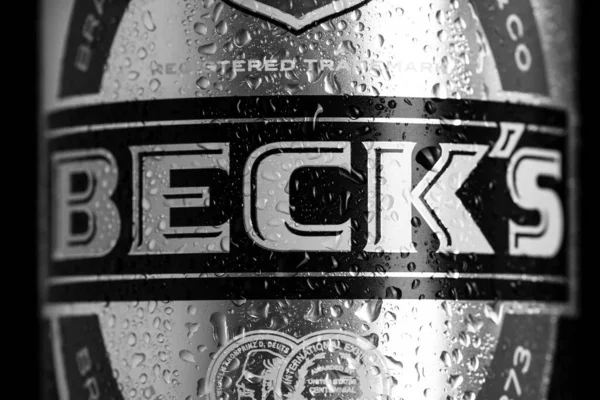 Beck 's ya da Becks birası. Bükreş, Romanya, 2022