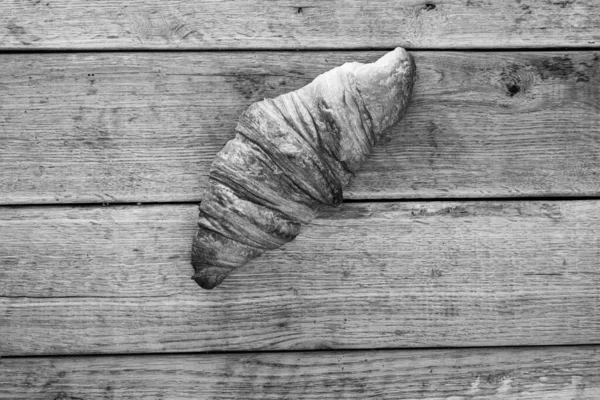 Délicieux Croissant Pâtissier Frais Croissant Français Petit Déjeuner — Photo