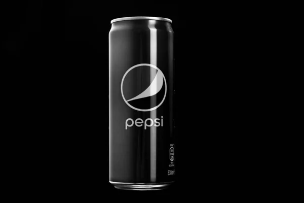Clásica Lata Pepsi Refresco Pepsi Bucarest Rumania 2022 — Foto de Stock