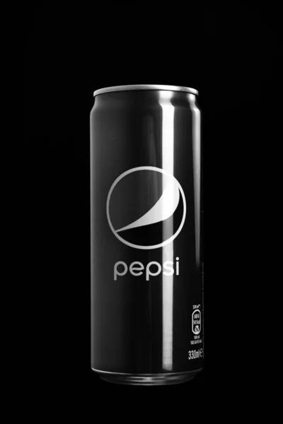 Klasyczna Puszka Pepsi Napój Bezalkoholowy Pepsi Bukareszt Rumunia 2022 — Zdjęcie stockowe