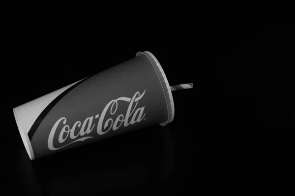 Classic Coca Cola Can Bucharest Romania 2022 — Stock Photo, Image