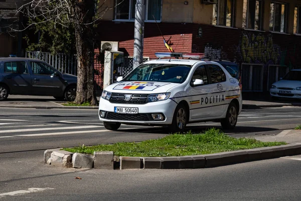 Бухарест Румыния Circa 2022 Автомобильное Движение Час Пик Загрязнение Воздуха — стоковое фото