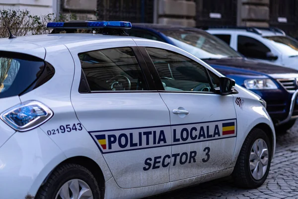 Bucarest Rumania Circa 2022 Tráfico Coches Hora Punta Contaminación Atmosférica — Foto de Stock