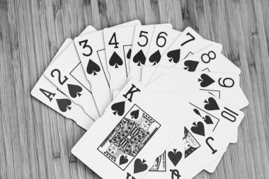 Poker fişleri, para ve kumar.