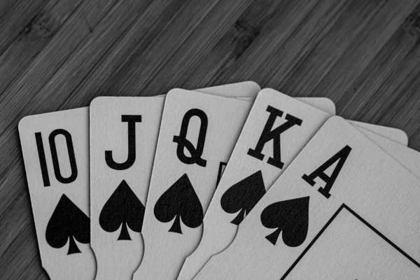 Poker Fişleri Para Kumar — Stok fotoğraf