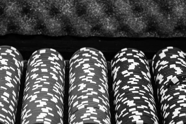 Poker Fişleri Para Kumar — Stok fotoğraf