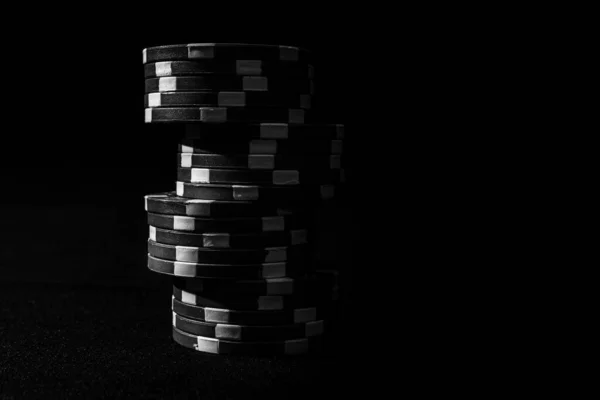 Покерні Фішки Гроші Азартні Ігри — стокове фото
