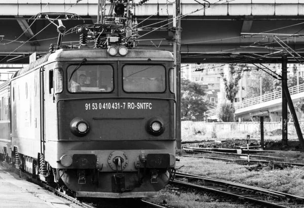 Train Bucharest North Railway Station Gara Bucharest Romania 2022 — стоковое фото