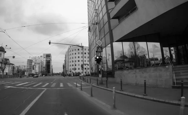 車の交通 交通渋滞都市ブカレスト ルーマニア 2022年 — ストック写真