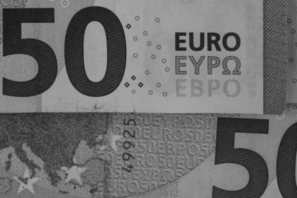 Money Euro Banknotes Inflation Economy Concept Europe — 스톡 사진
