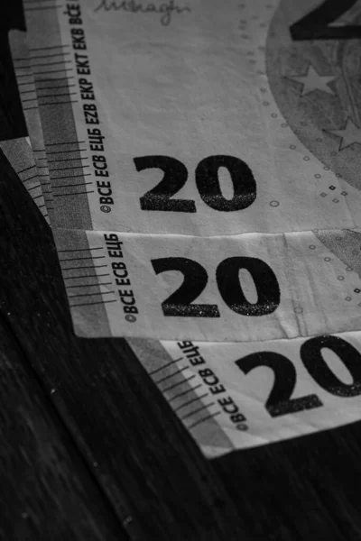 Money Euro Banknotes Inflation Economy Concept Europe — Photo