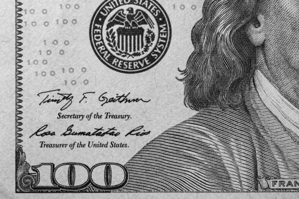 지폐입니다 미국의 인플레이션 — 스톡 사진