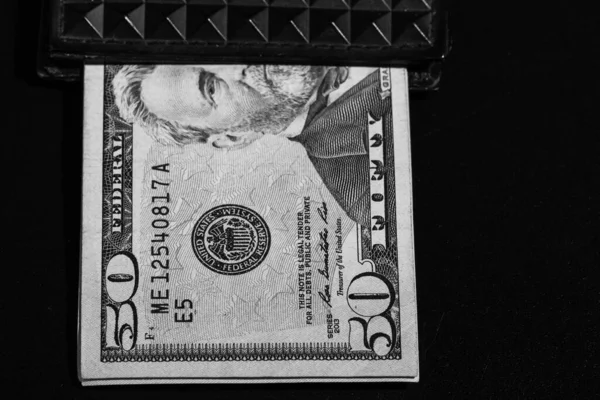 Money Banknotes Dollars Inflation Economy Concept — Fotografia de Stock