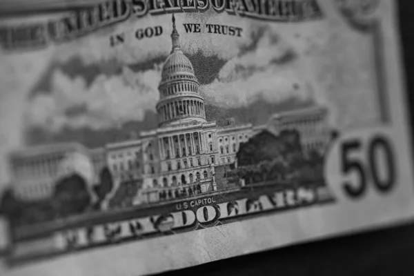 Money Banknotes Dollars Inflation Economy Concept — Stok Foto