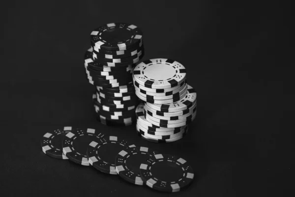 Poker Chips Geld Gokken — Stockfoto