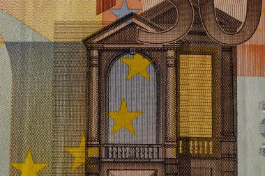 EURO currency. Europe inflation, EUR money