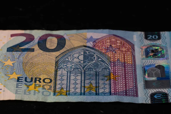 Moeda Euros Europa Inflação Eur Dinheiro — Fotografia de Stock
