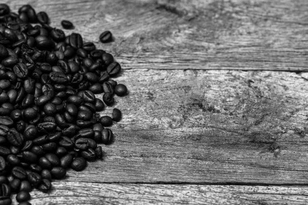 Black Coffee Cup Coffee Beans Breakfast Coffee Concept — Fotografia de Stock