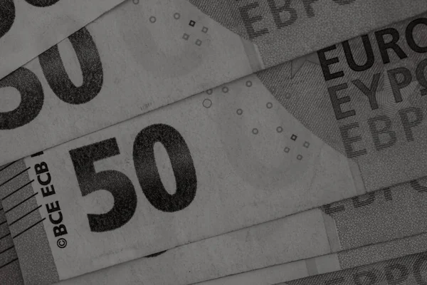 Nota Euro Foto Moeda Euros Eur Inflação Monetária Europa — Fotografia de Stock
