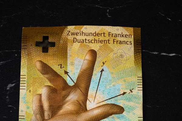 Swiss Franc Currency Europe Inflation Chf Money — Zdjęcie stockowe