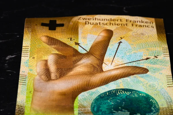 Schweizer Franken Europa Inflation Chf Geld — Stockfoto