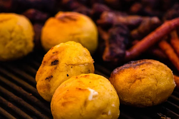 Food Market Tasty Food Local Street Food Market — Fotografia de Stock