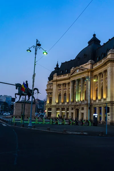 Die Nationalbibliothek Der Calea Victoriei Bukarest Rumänien 2022 — Stockfoto