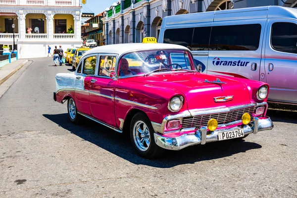 Classic American Car Used Private Taxi Havana Cuba 2022 — Stockfoto