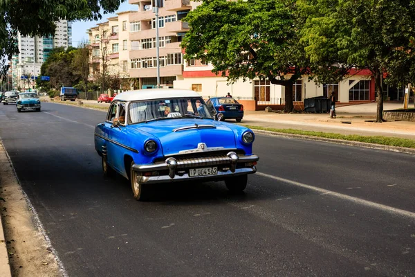 Classic American Car Used Private Taxi Havana Cuba 2022 — Foto Stock