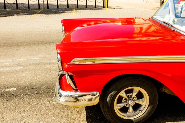 Classic American Car Used Private Taxi Havana Cuba 2022 — Stock Photo, Image