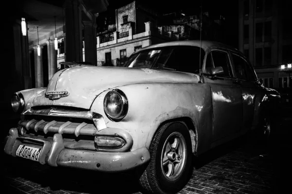 Класичний Американський Автомобіль Який Використовується Приватне Таксі Гавані Куба 2022 — стокове фото
