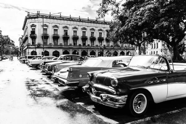 Klasické Americké Auto Používané Jako Soukromé Taxi Havaně Kuba 2022 — Stock fotografie