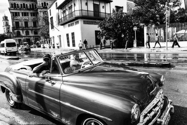 Classic American Car Used Private Taxi Havana Cuba 2022 — Stock fotografie