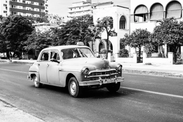 Classic American Car Used Private Taxi Havana Cuba 2022 — Stock fotografie
