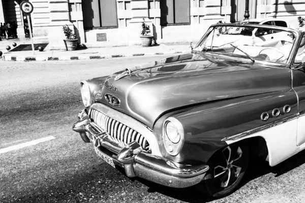 Classic American Car Used Private Taxi Havana Cuba 2022 — 스톡 사진