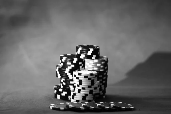 Poker Chips Geld Gokken — Stockfoto