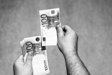EUR European Union money. EURO money European Currency