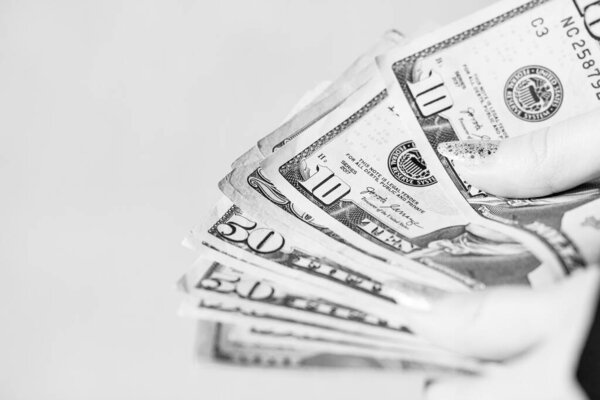 USD money. United State Dollar bill. US money, inflation and USD currency