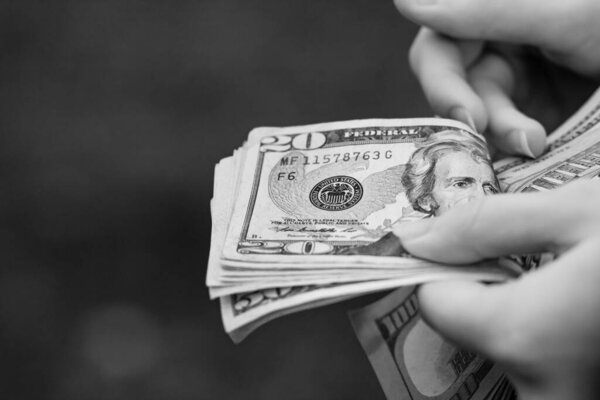 USD money. United State Dollar bill. US money, inflation and USD currency