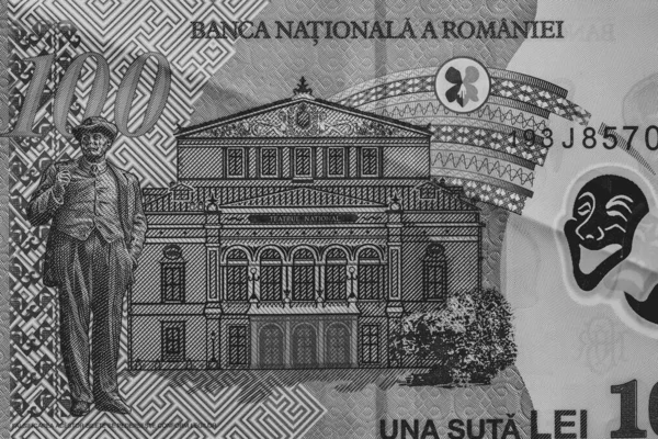 Lei Currency Banknotes Lei Romanian Money Ron Leu Money European — Stockfoto