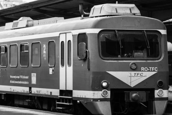 Train Gare Bucarest Nord Gara Nord Bucarest Roumanie 2022 — Photo