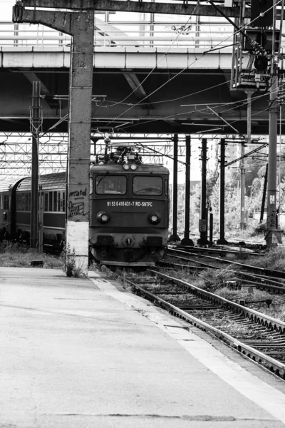 Train Bucharest North Railway Station Gara Nord Bucharest Romania 2022 Stock Photo