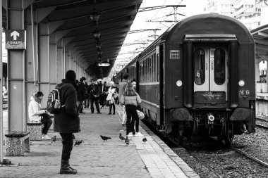 Bükreş Kuzey Tren İstasyonu (Gara de Nord Bükreş) Romanya, 2022